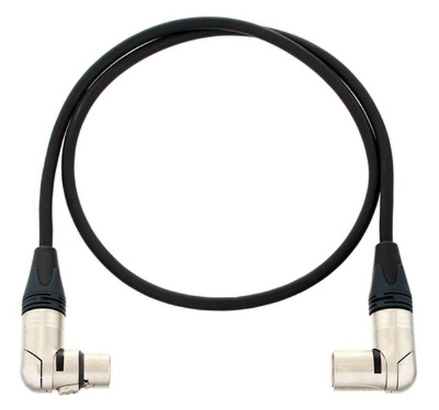 pro snake XLR Patch Angled/Angled 1m