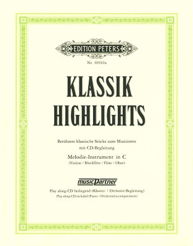 Edition Peters Klassik Highlights 1