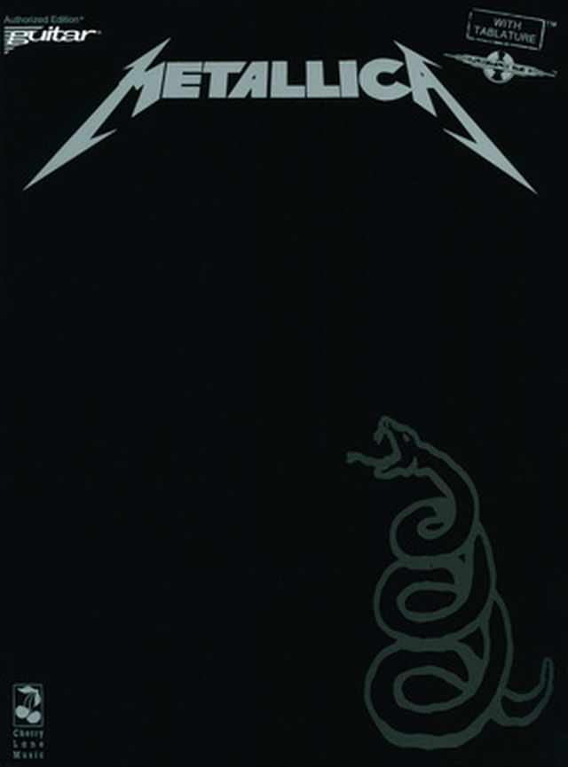 Cherry Lane Music Company Metallica Black Album Guitar