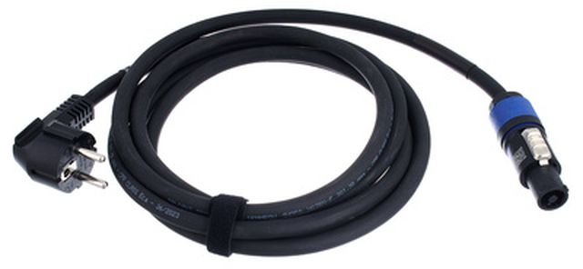 Cordial Power Twist Cable 3m Angled
