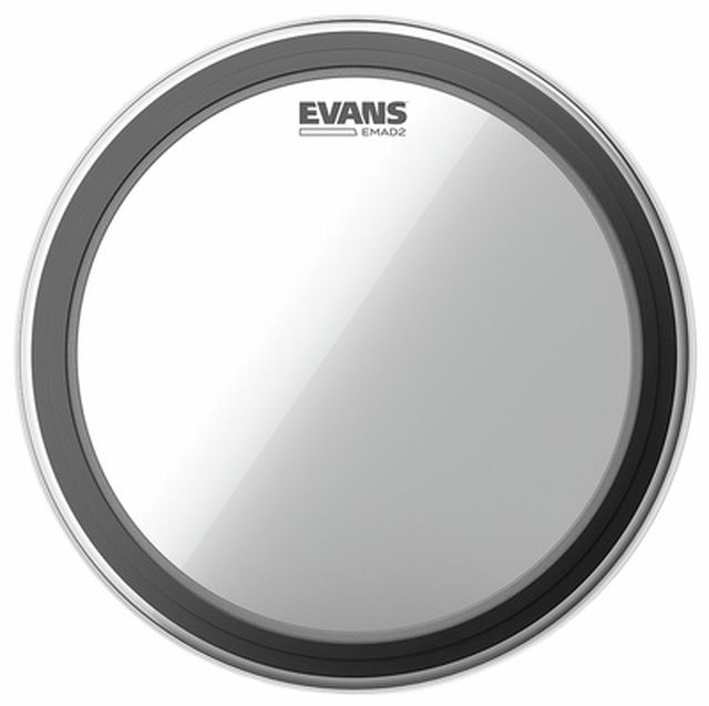 Evans 22" EMAD2 Clear Bass Drum