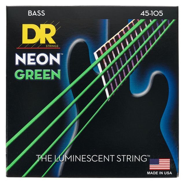 DR Strings Neon Green NGB-45
