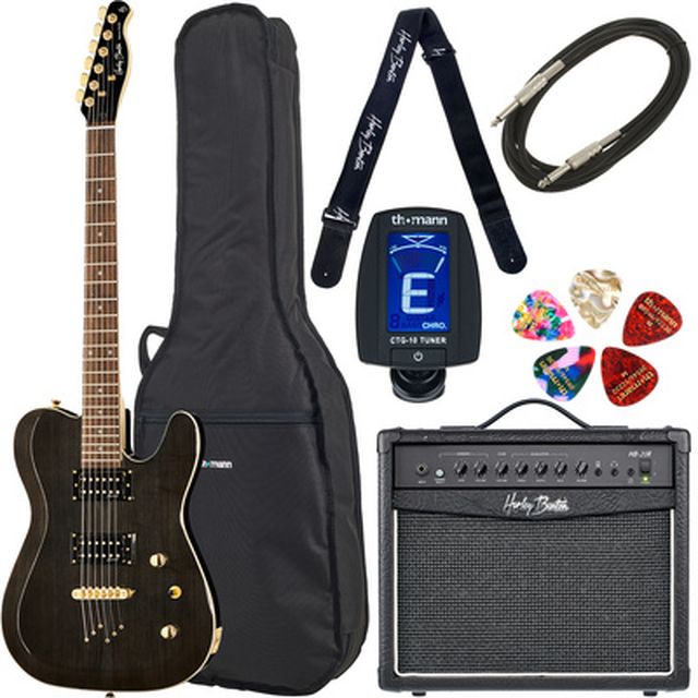 Harley Benton TE-40 TBK Bundle 1