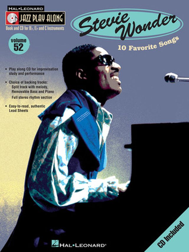 Hal Leonard Jazz Play-Along Stevie Wonder