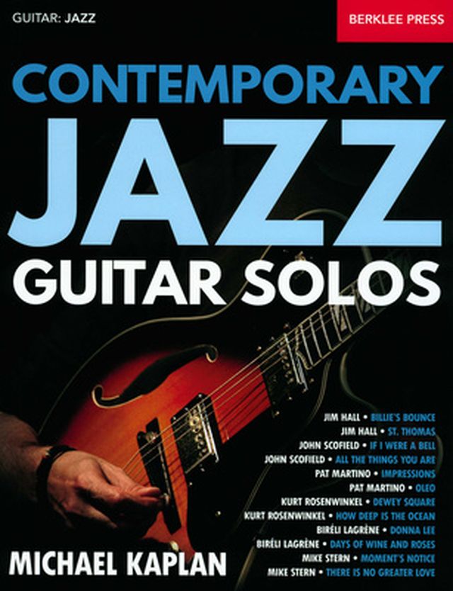 Berklee Press Contemporary Jazz Guitar Solos