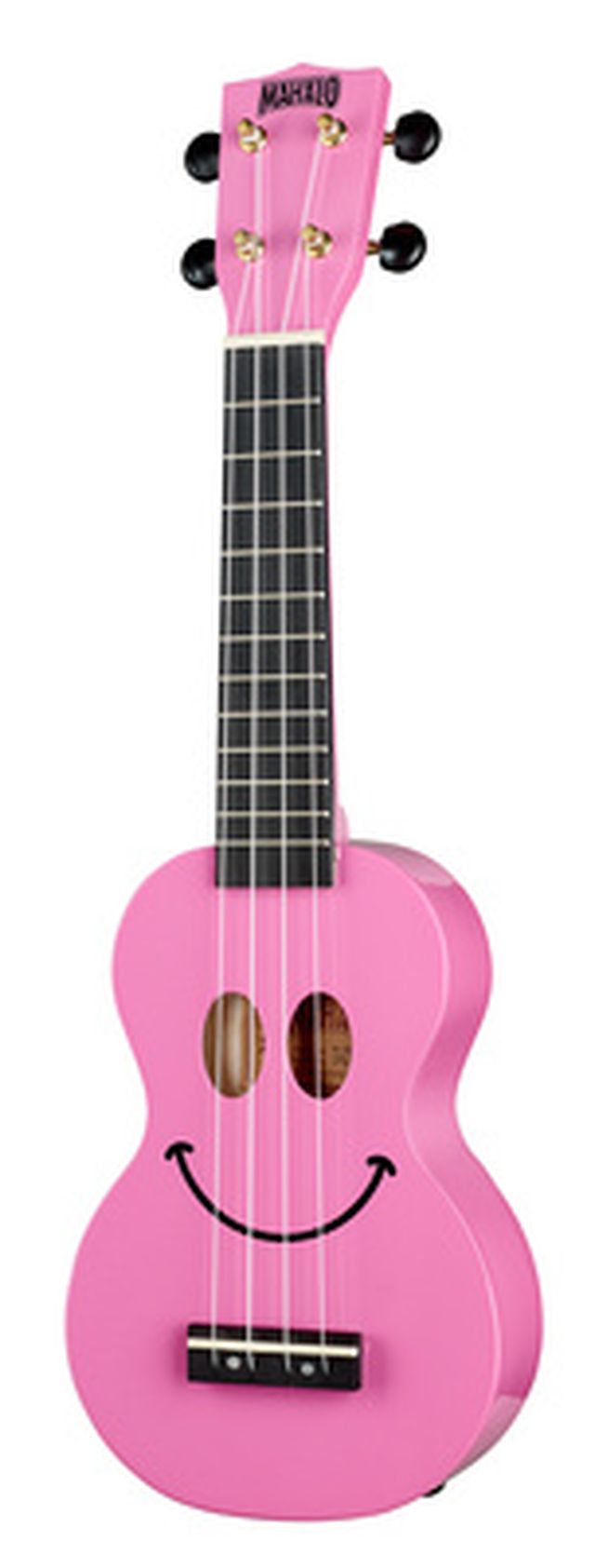 Mahalo Smiley Ukulele Pink