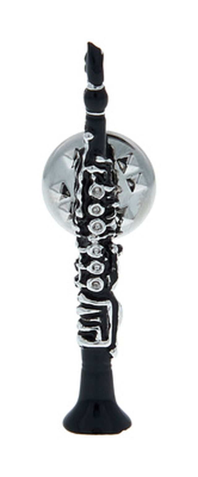 Art of Music Pin Clarinet Black/Rhodiniert