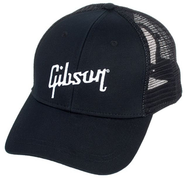 Gibson Trucker Baseball Cap Black