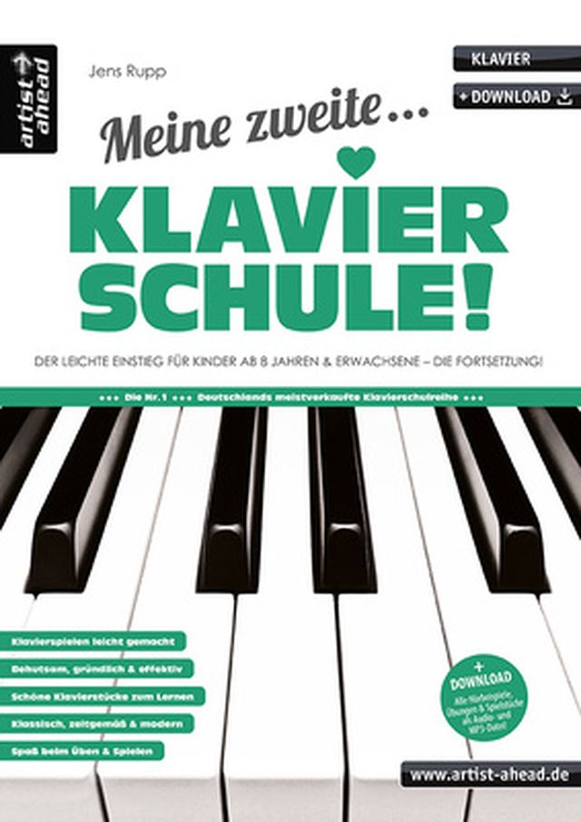 Artist Ahead Musikverlag Meine zweite Klavierschule