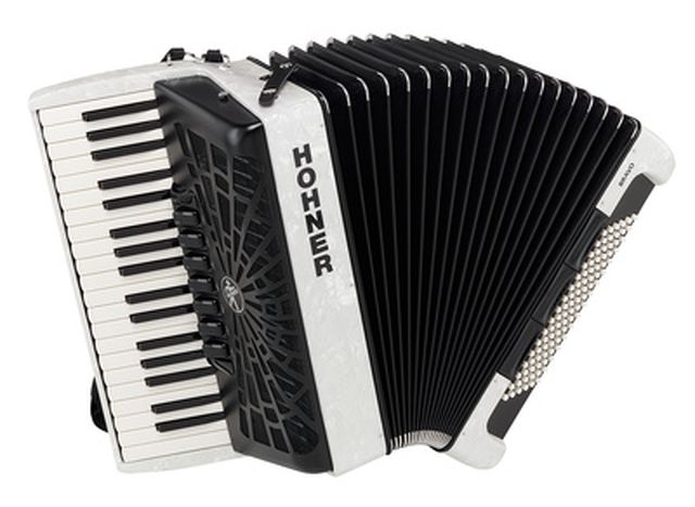 Hohner Bravo III 96 silent key white