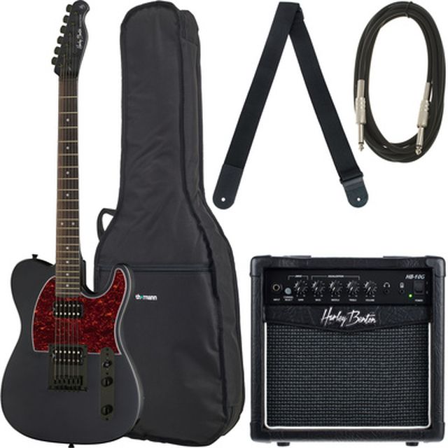 Harley Benton TE-20HH SBK Standard Bundle 1