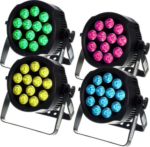 Varytec LED Typhoon True PAR 12 /4 Set