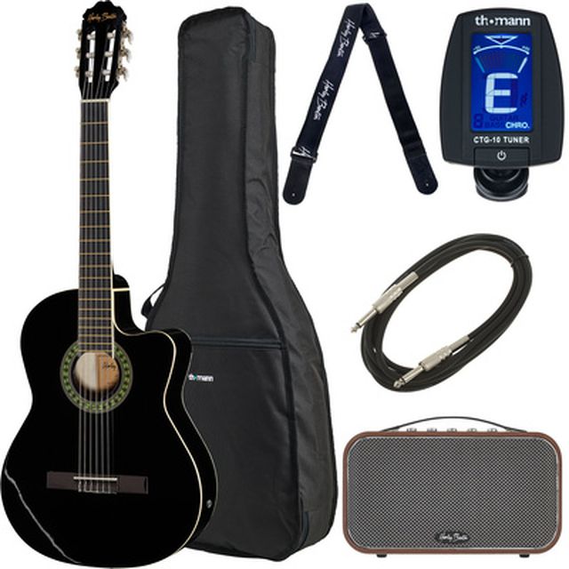 Harley Benton CG200CE-BK Bundle