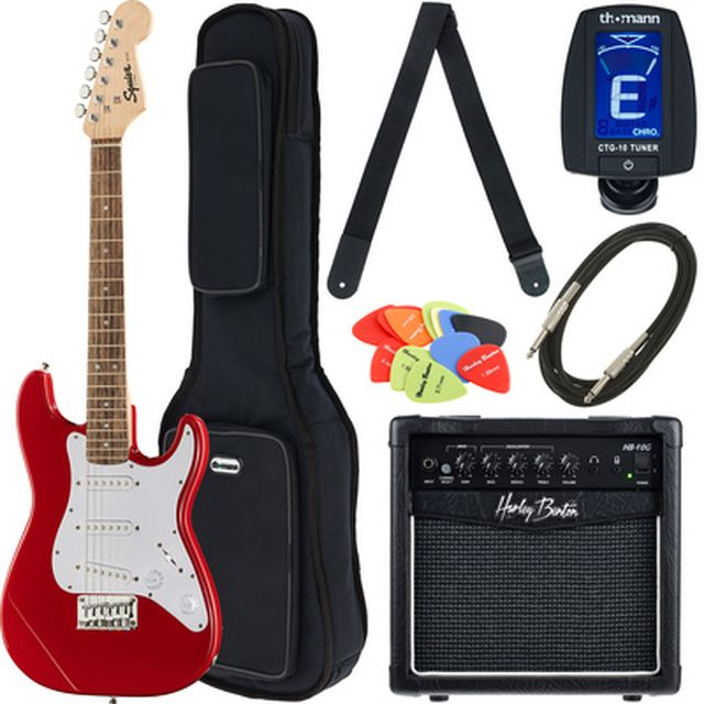 Squier Mini Stratocaster IL DR Bundle