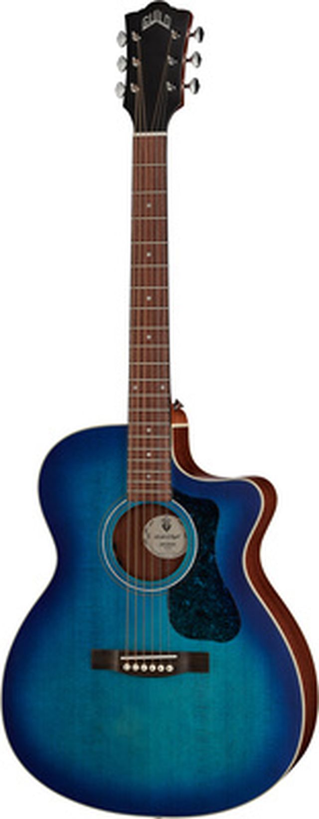 Guild OM-240CE Dark Blue Burst