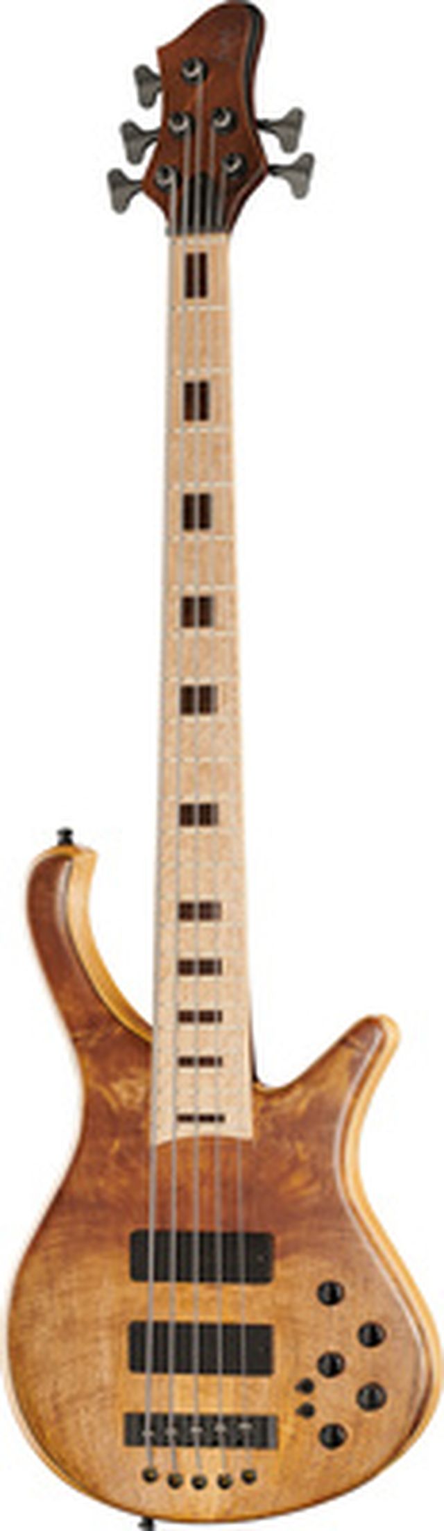 Franz Bassguitars Sirius 5 DC Walnut Burl