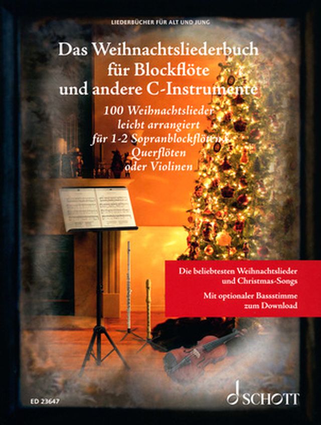 Schott Weihnachtslieder Blockflöte