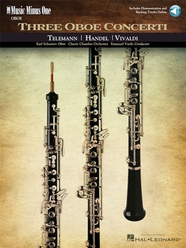 Music Minus One Three Oboe Concerti