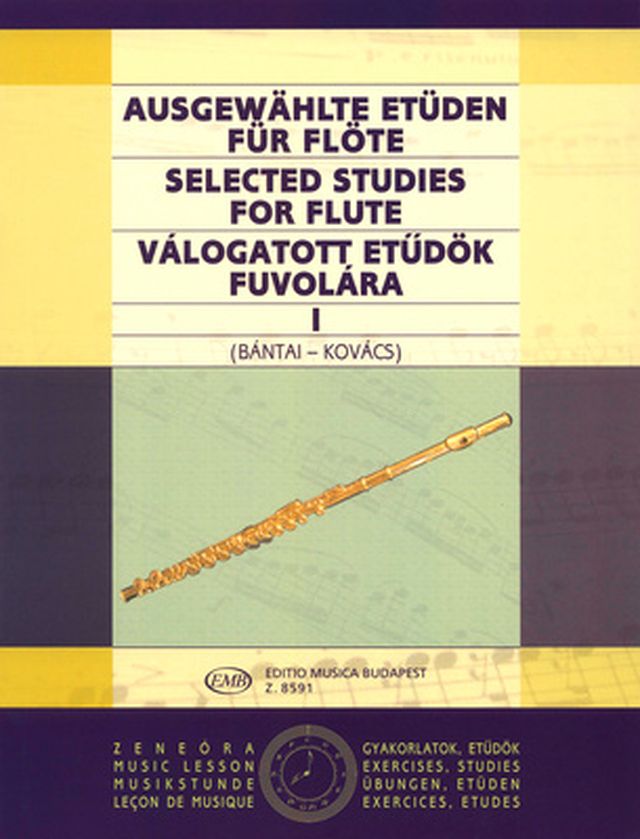 Edition Musica Budapest Ausgewählte Etüden Flute 1
