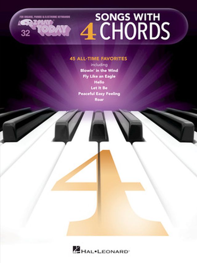 Hal Leonard Songs with 4 Chords Piano