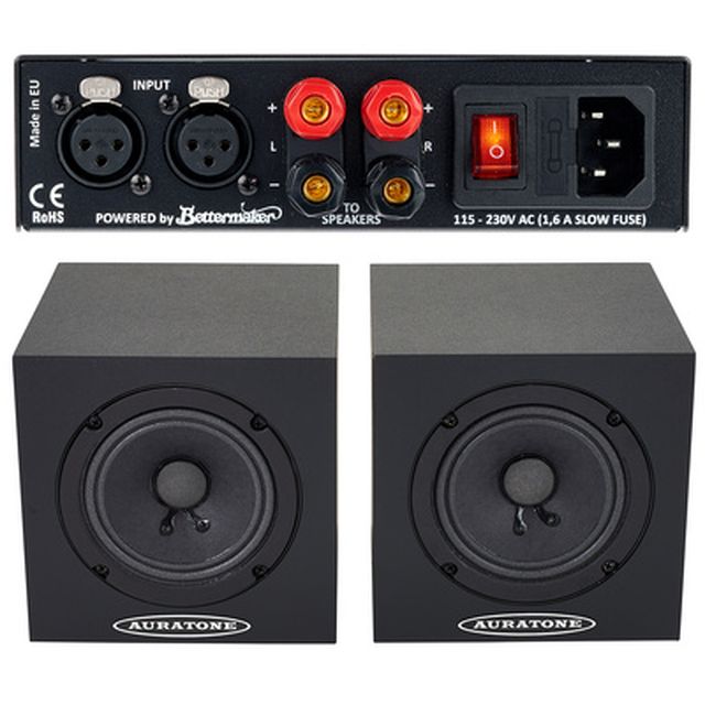 Auratone 5C Super Sound Amp Set Black