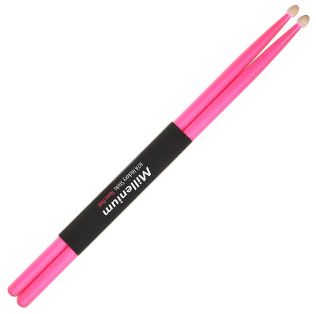 Millenium H7A Hickory Sticks Neon Pink