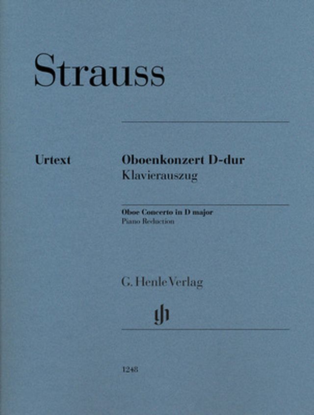 Henle Verlag Strauss Oboenkonzert D-Dur