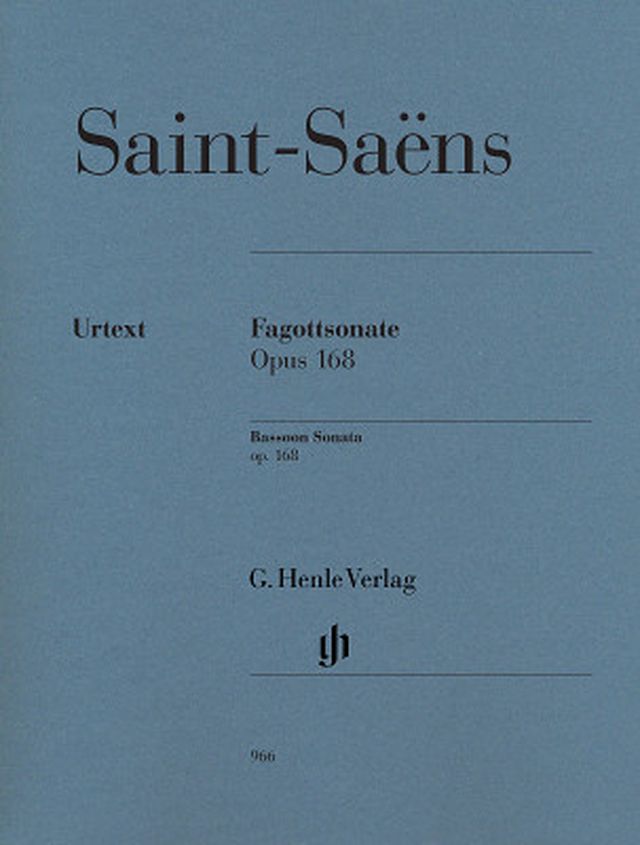 Henle Verlag Saint-Saens Fagottsonate