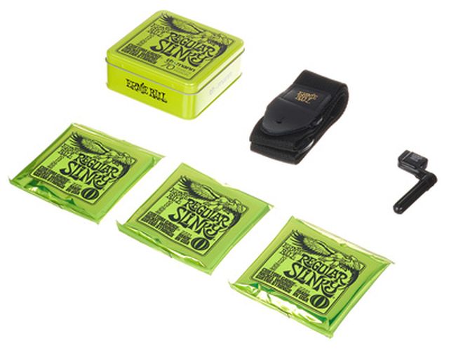 Ernie Ball regular slinky 70th anni set