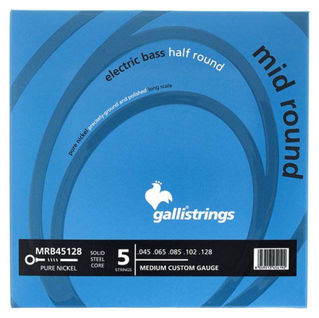 Galli Strings MRB45128 Bass Half Round