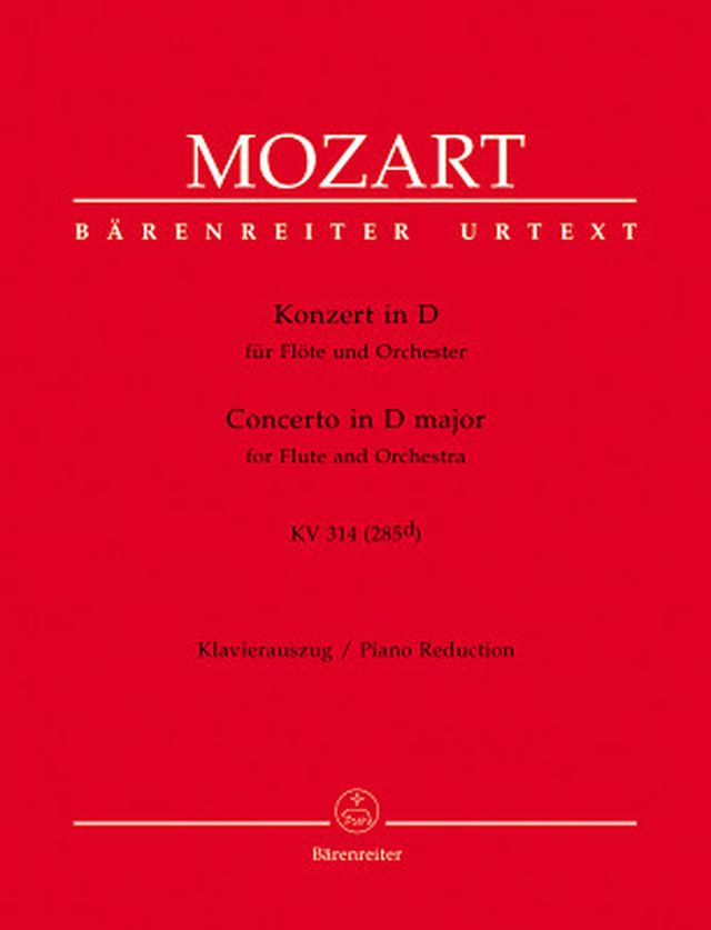 Bärenreiter Mozart Konzert D-Dur Flöte