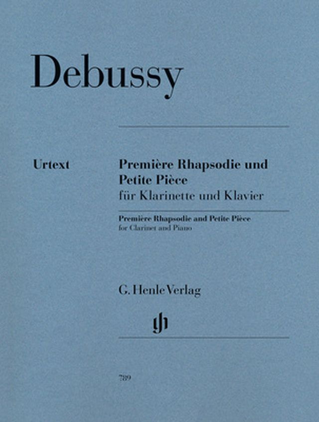 Henle Verlag Debussy Première Rhapsodie