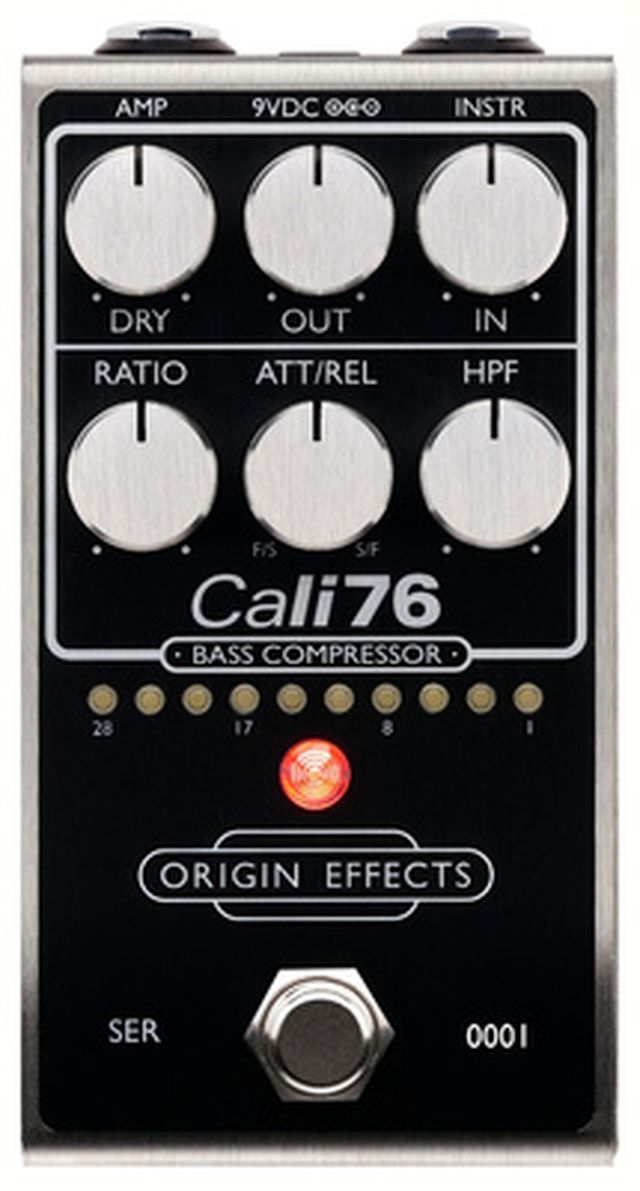 Origin Effects Cali76 V2 Bass Compressor BK