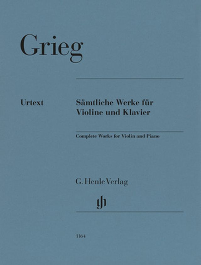 Henle Verlag Grieg Sämtliche Werke紫罗兰