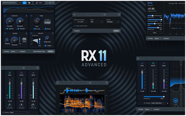 iZotope RX 11 Adv Upgrade RX Adv/PPS