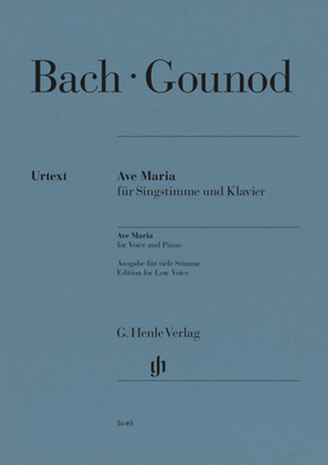 Henle Verlag Bach/Gounod Ave Maria蒂夫