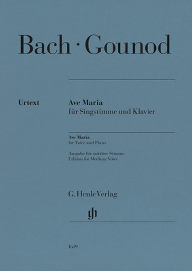 亨勒·弗拉格·巴赫（Henle Verlag Bach/Gounod Ave Maria mittel）