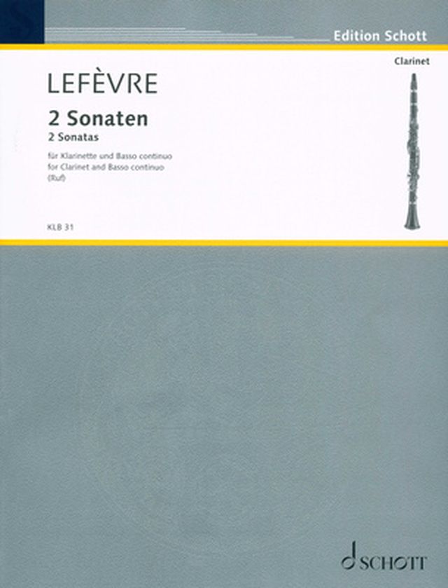 肖特·列夫雷（Schott Lefèvre）第二首奏鸣曲