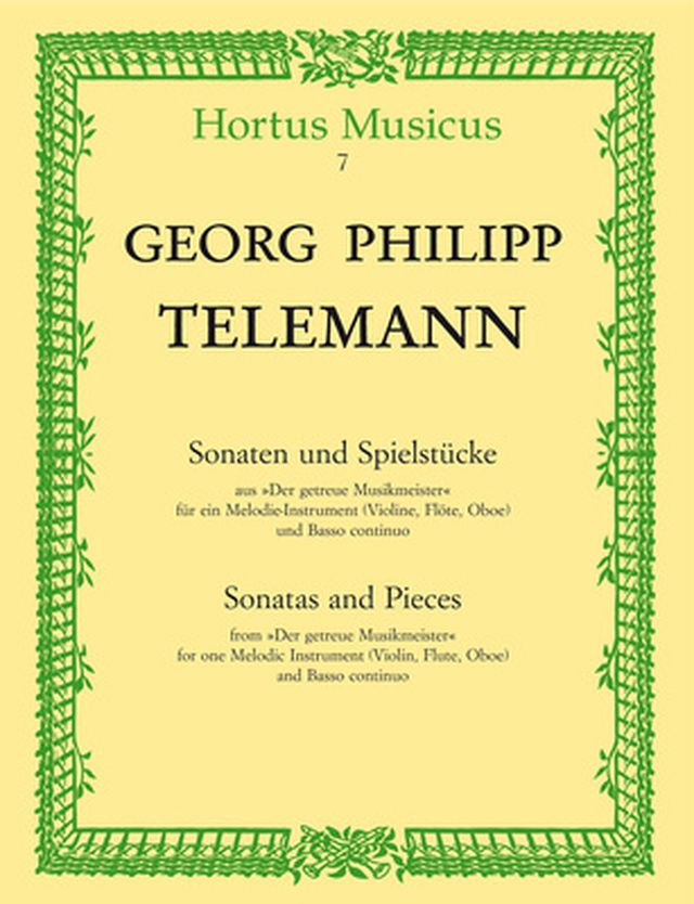 Bärenreiter Telemann Sonaten Spielstücke