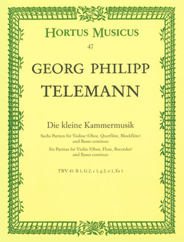 Bärenreiter Telemann Kleine Kammermusik