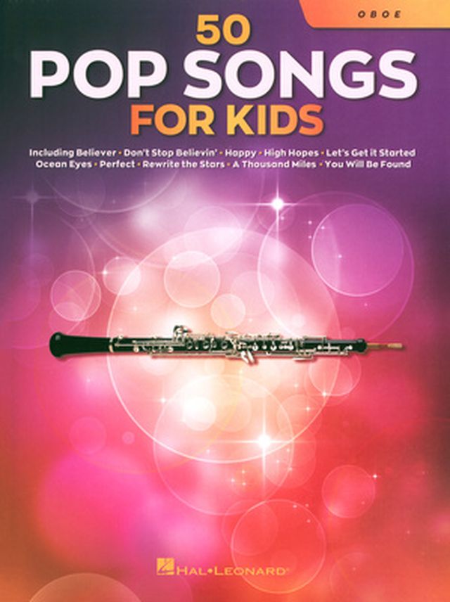 Hal Leonard 50 Pop Songs for Kids Oboe