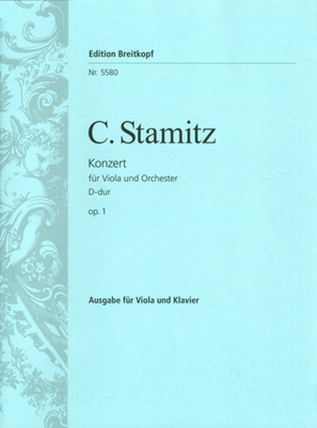 Breitkopf & Härtel Stamitz Konzert D-Dur Viola
