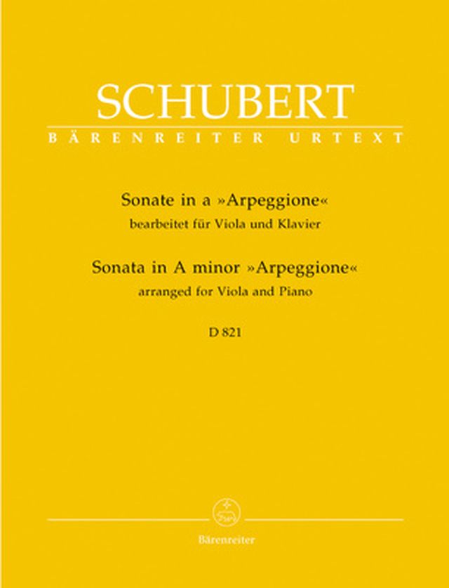 Bärenreiter Schubert Sonate a-moll Viola