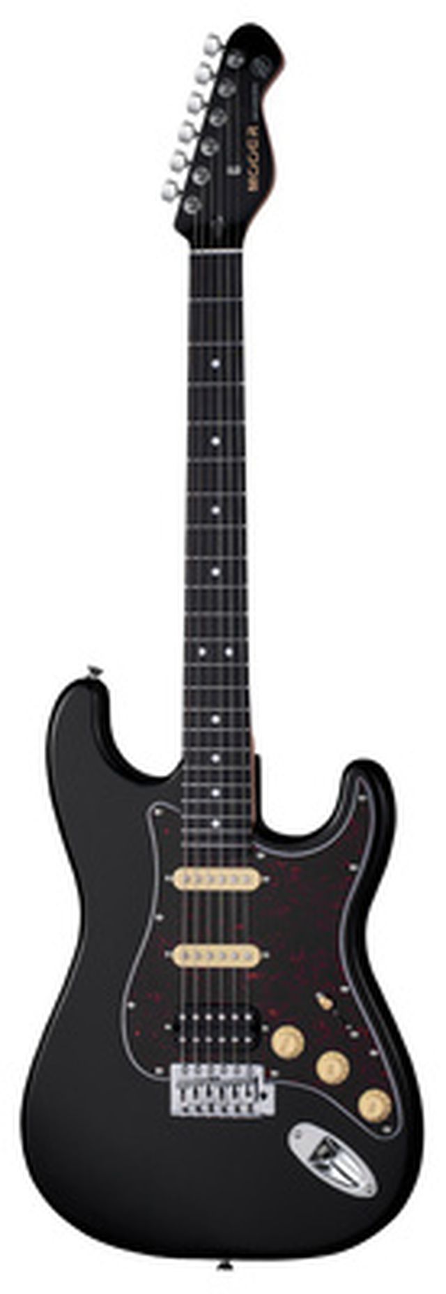 摩尔MSC10专业吉他黑色