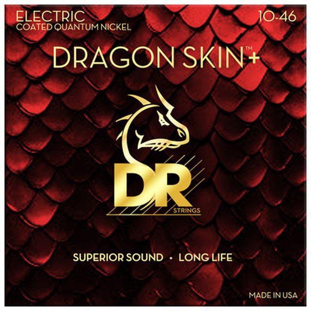 DR Strings Dragon Skin+ DEQ-10 Coated