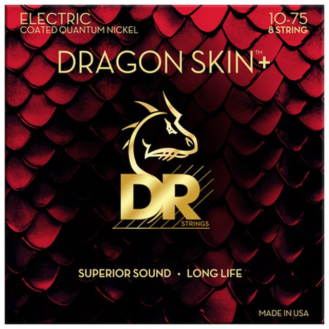 DR Strings Dragon Skin+ DEQ-8/10 Coated