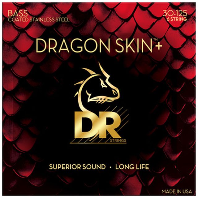 DR Strings Dragon Skin+ DBS6-30 Coated