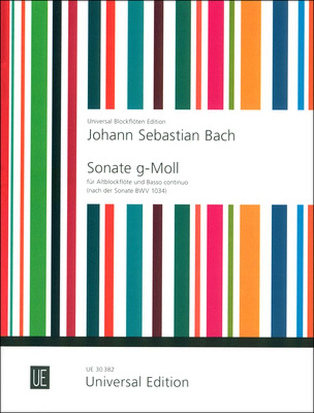 Universal Edition Bach Sonate g-moll