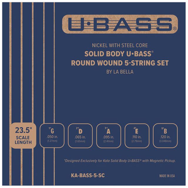 Kala Roundwound U-Bass Strings