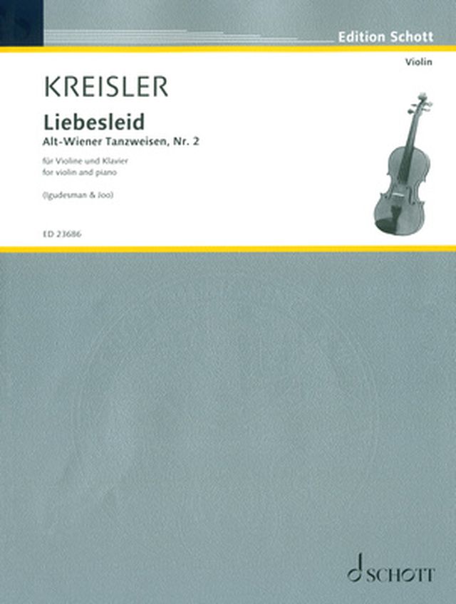 Schott Kreisler Liebesleid Violine